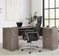 Realspace® Magellan 59' W L-Shape Corner Computer Desk, Gray