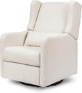 Carter's Arlo Glider Recliner Nursery Chair - Water & Stain Resistant Glider Rocking Chair for Nursery - GREENGUARD Gold, FSC & Certi-PUR US Certified - Cozy Cream Swivel Rocker Recliner Chair