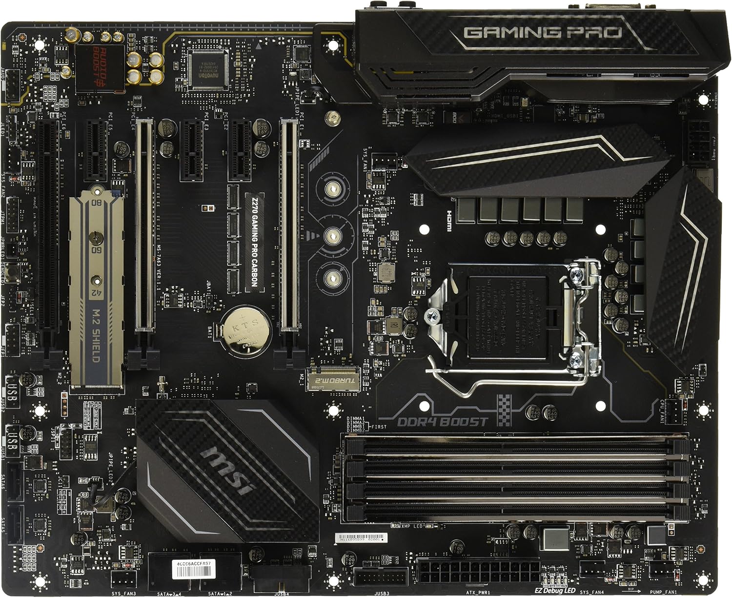MSI Z270 Gaming PRO Carbon Motherboard