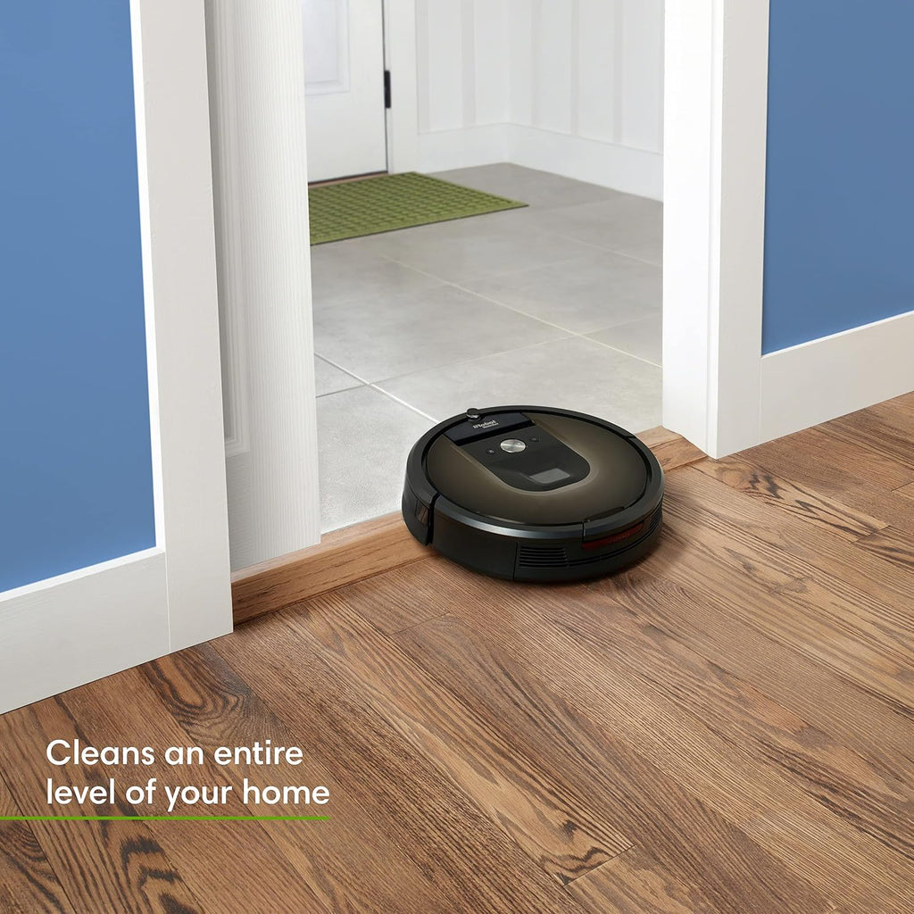 iRobot Roomba 981 Robot Vacuum-Wi-Fi Connected Mapping, Works with Alexa, Ideal for Pet Hair, Carpets, Hard Floors, Power Boost Technology