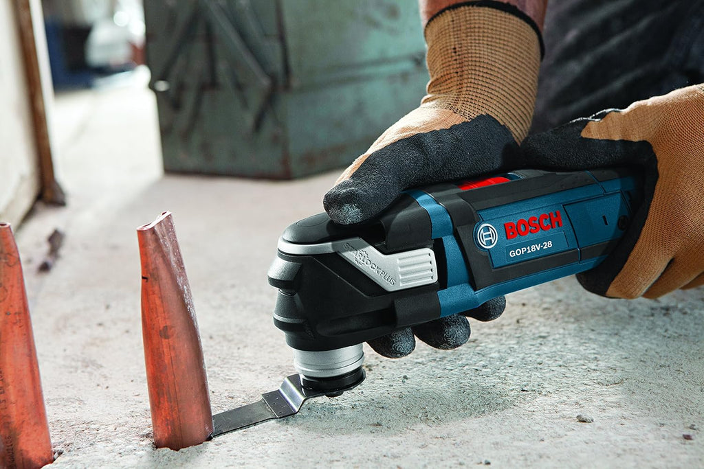 BOSCH GXL18V-270B22 18V Brushless 2 Tool Combo Kit with 5-in-1 Flexiclick Cordless Drill Driver and StarlockPlus Oscillating Multi Tool (Tool Set Includes: CORE18V Battery, Charger & Attachments)