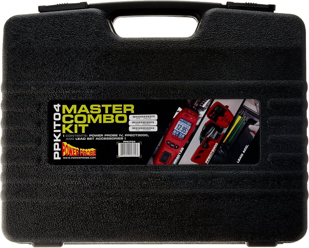 POWER PROBE IV Master Combo Kit - Red (PPKIT04) Includes Power Probe IV with PPECT3000 and Accessories