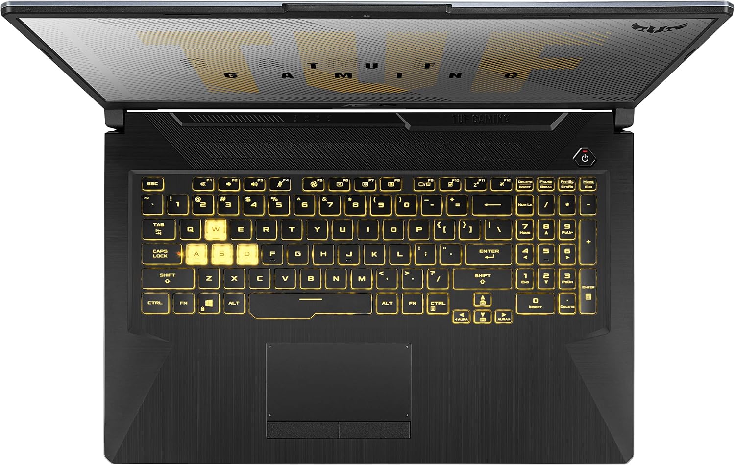 ASUS TUF Gaming A17 Gaming Laptop, 17.3' 120Hz Full HD IPS-Type, AMD Ryzen 7 4800H, GeForce GTX 1650, 16GB DDR4, 512GB PCIe SSD + 1TB HDD, Gigabit Wi-Fi 5, Windows 10 Home, TUF706IH-ES75