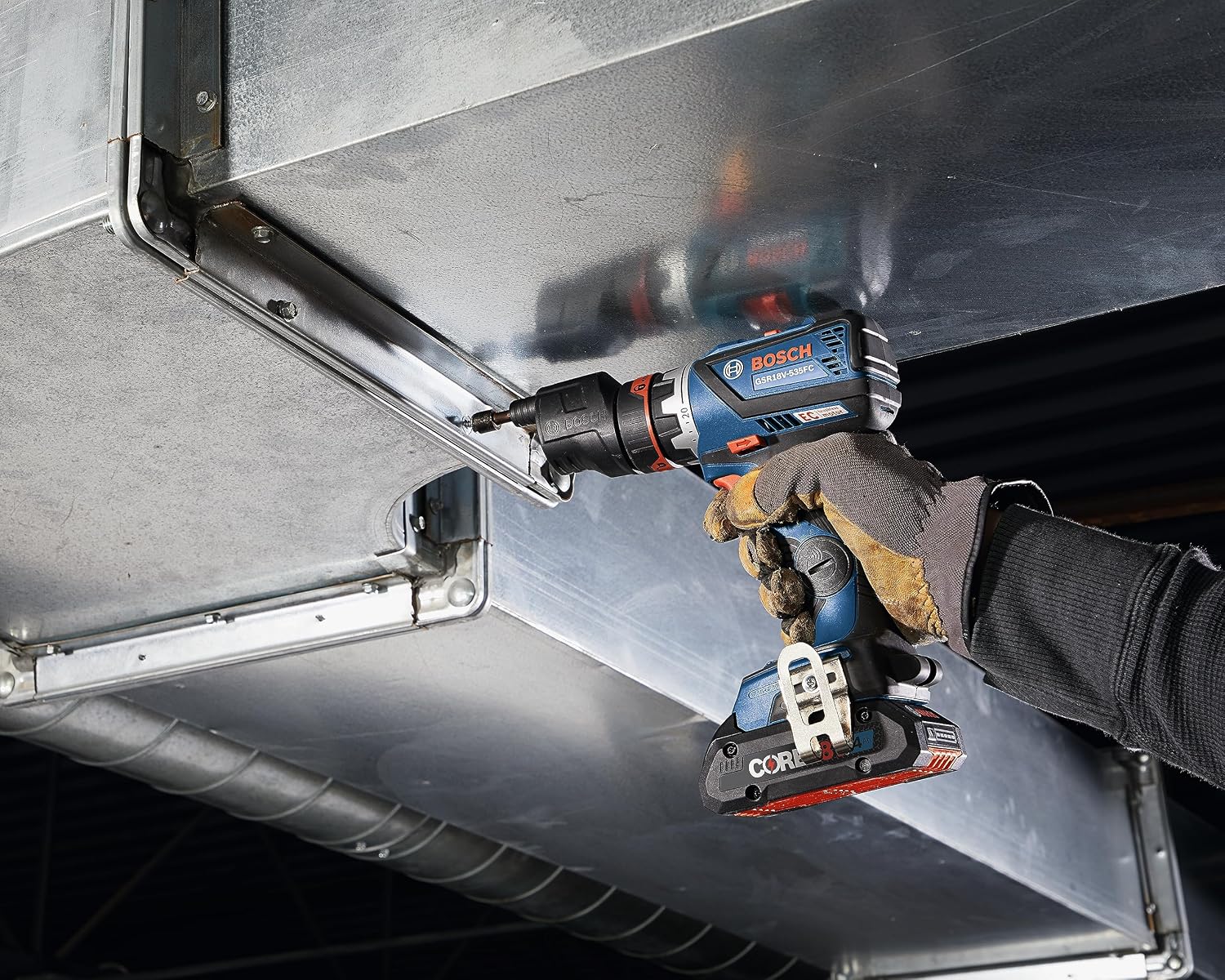 BOSCH GXL18V-270B22 18V Brushless 2 Tool Combo Kit with 5-in-1 Flexiclick Cordless Drill Driver and StarlockPlus Oscillating Multi Tool (Tool Set Includes: CORE18V Battery, Charger & Attachments)