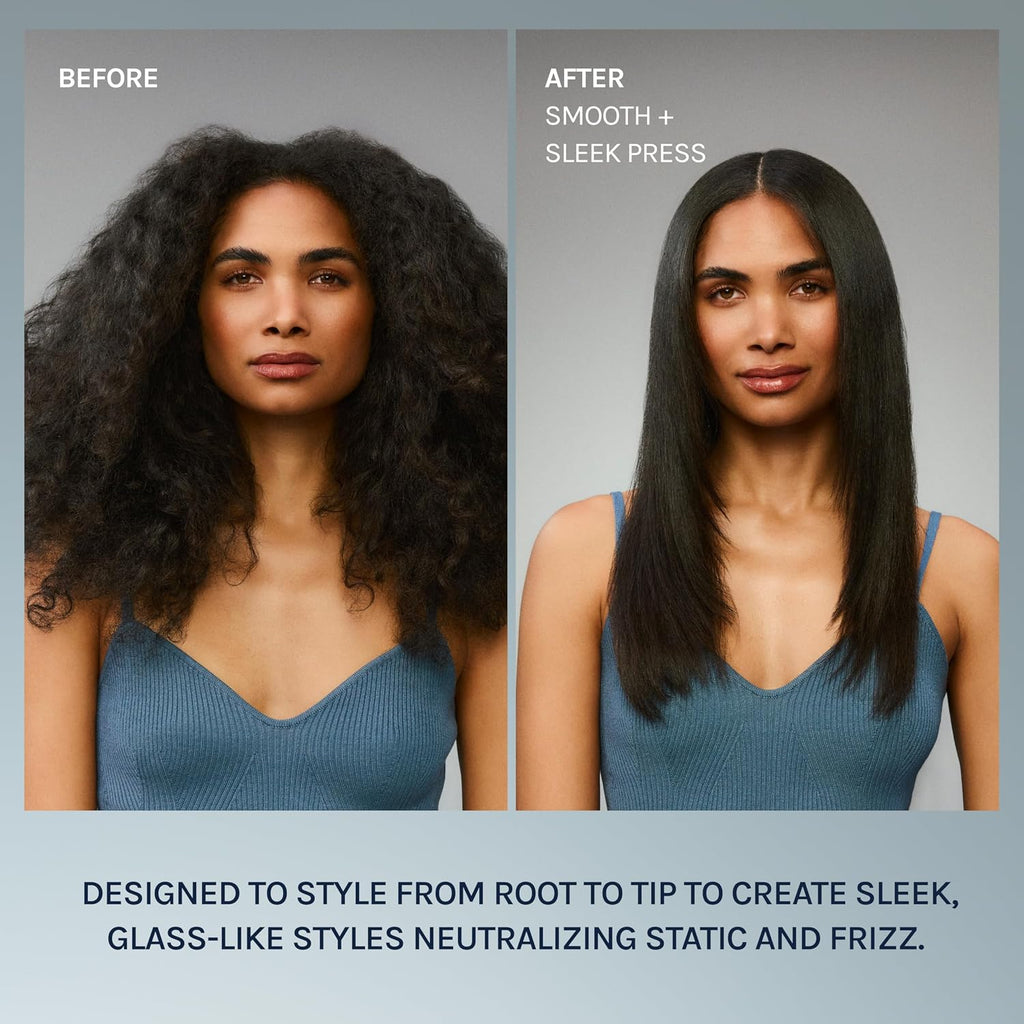 Bio Ionic 10X Styling Iron, Hair Straightener with 1' Sonic Vibrating Plates, Flat Iron with Ion Generating Mineral Complex, Versatile Styler for Wavy & Straight Hairstyles