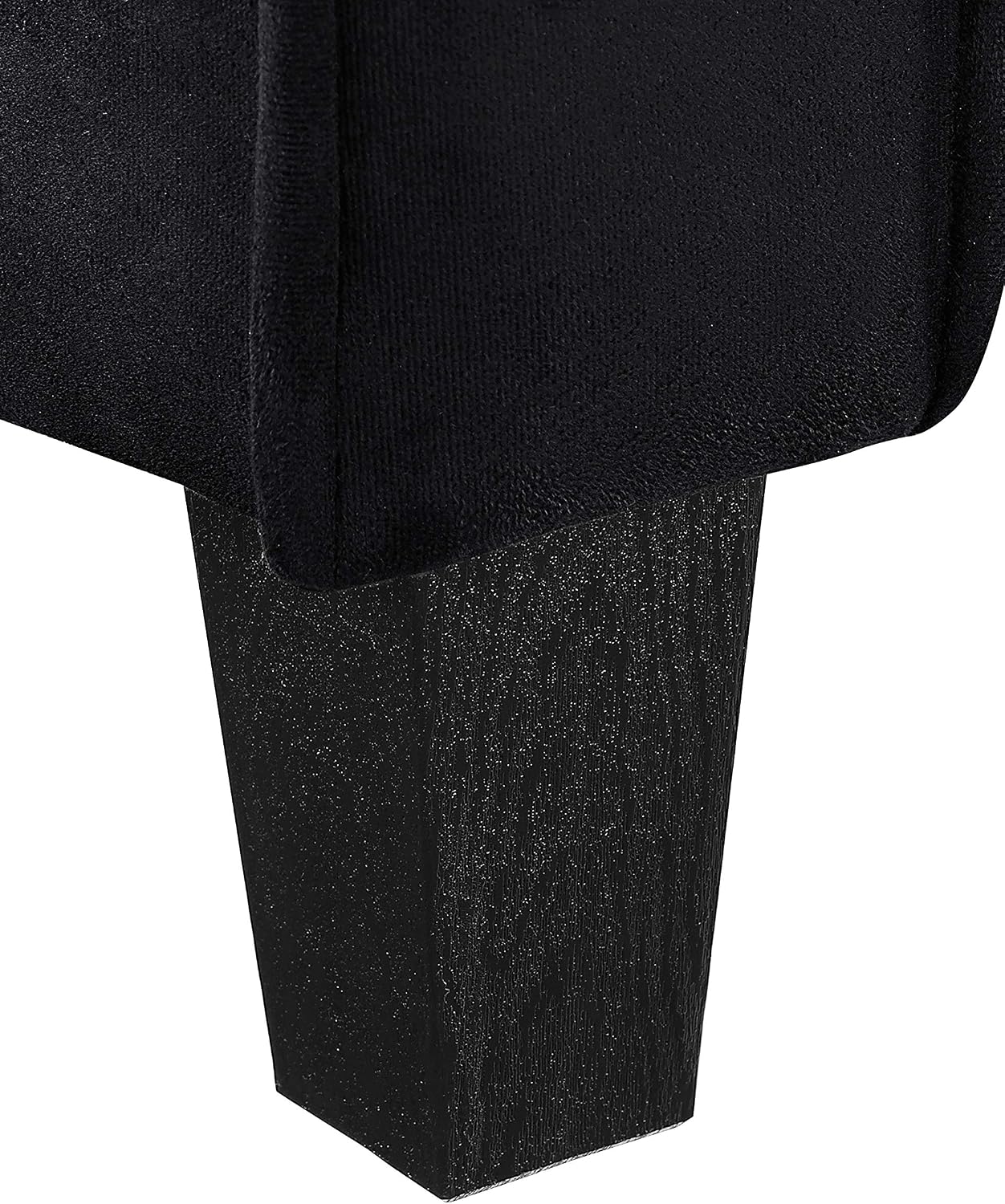 Studio Living Harrington 80.3' Sofa, Transitional Modern, Pocket Coil Comfort, Easy Assembly, Microfiber Fabric, Black