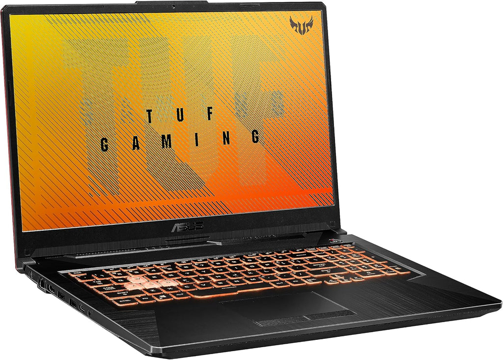 ASUS TUF Gaming A17 Gaming Laptop, 17.3â€ 144Hz FHD IPS-Type Display, AMD Ryzen 5 4600H, GeForce GTX 1650, 8GB DDR4, 512GB PCIe SSD, RGB Keyboard, Windows 11 Home, Bonfire Black Color, FA706IH-RS53