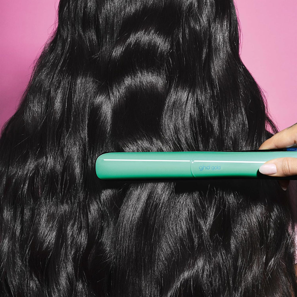 ghd Gold ― 1' Flat Iron Hair Straightener | Professional Ceramic Hair Straightening Styling Tool for Stronger Hair & More Color Protection