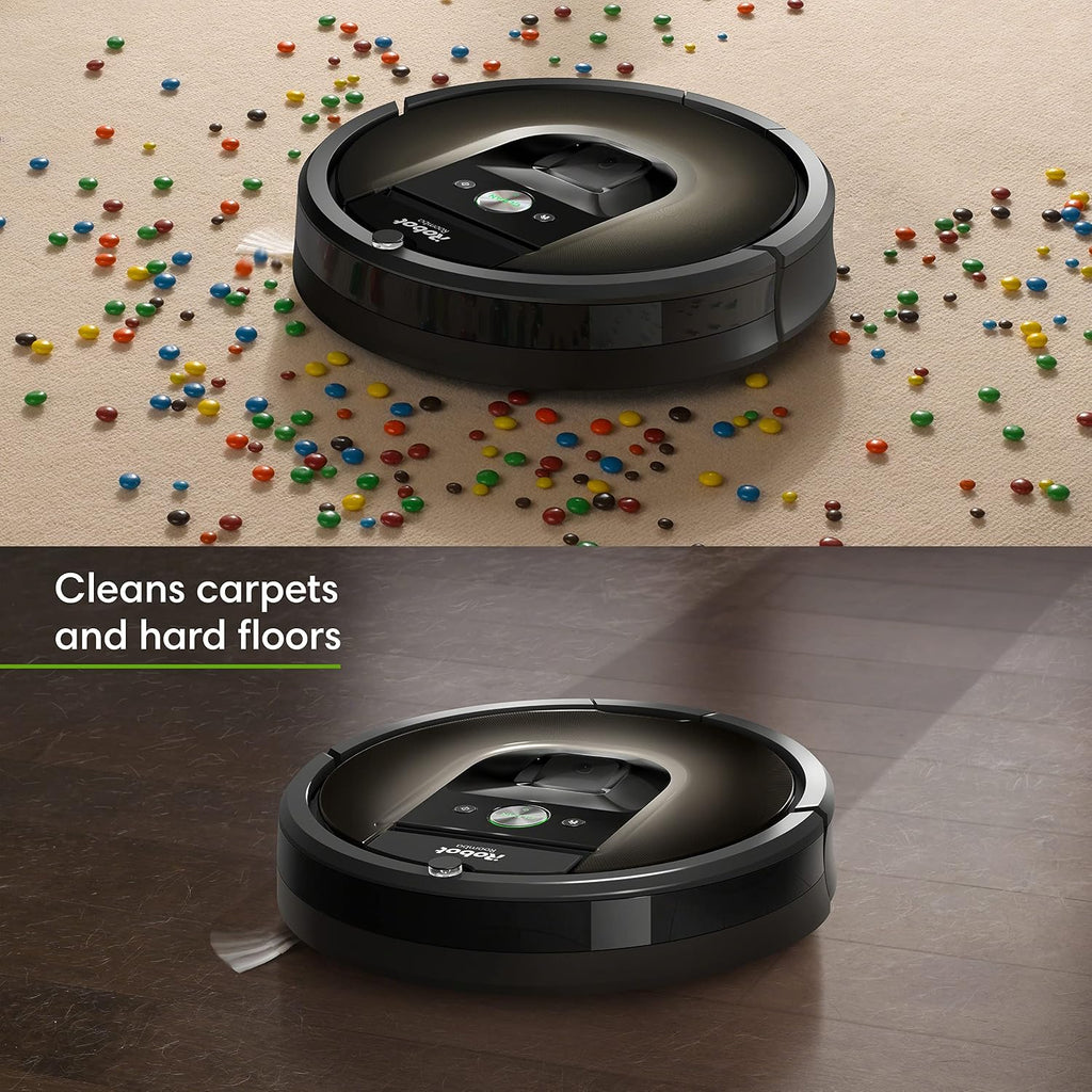 iRobot Roomba 981 Robot Vacuum-Wi-Fi Connected Mapping, Works with Alexa, Ideal for Pet Hair, Carpets, Hard Floors, Power Boost Technology