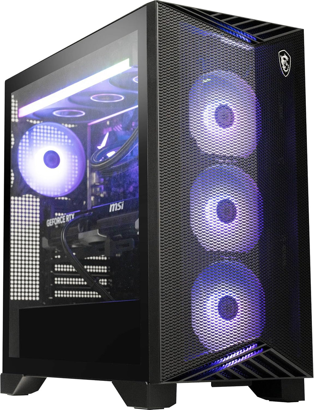 msi Aegis ZS2 Gaming Desktop PC, AMD Ryzen 9 9900X 12-Core, NVIDIA GeForce RTX 5080 16GB GDDR6, 64GB DDR5 RAM, 2TB SSD, Liquid Cooling, Gaming Mouse & Mechanical Keyboard, Wi-Fi 7, Windows 11 Home