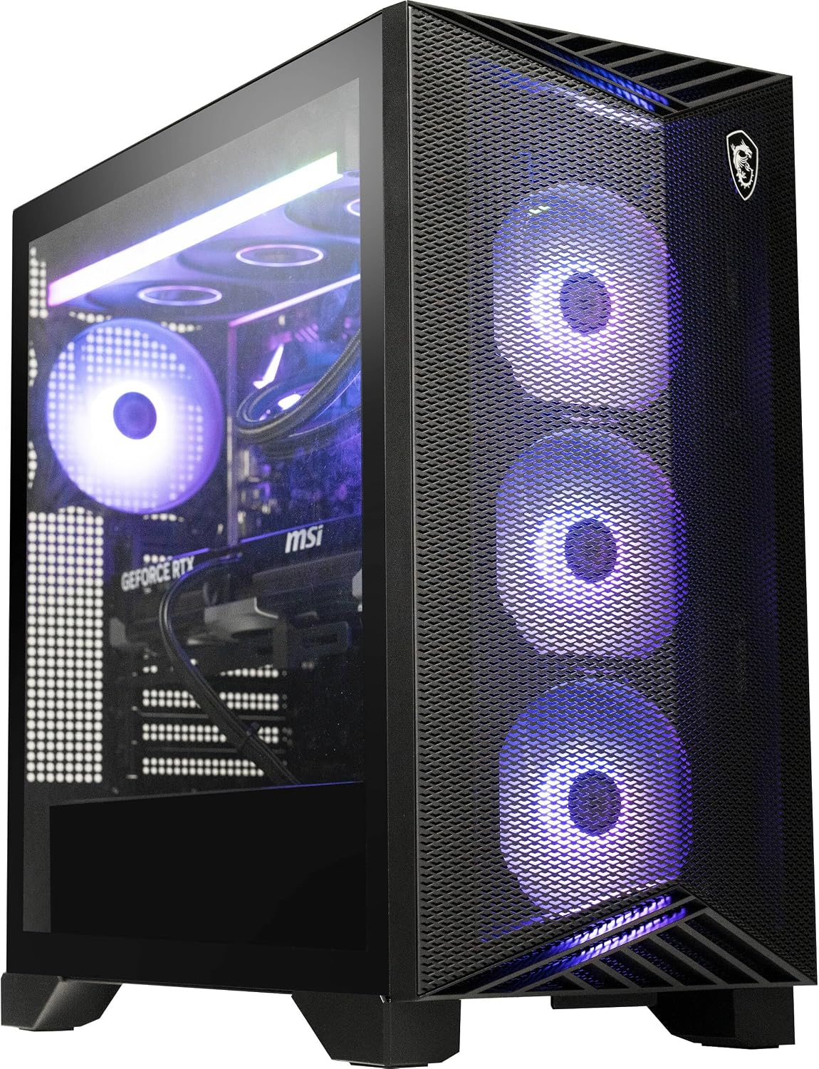 msi Aegis ZS2 Gaming Desktop PC, AMD Ryzen 9 9900X 12-Core, NVIDIA GeForce RTX 5080 16GB GDDR6, 64GB DDR5 RAM, 2TB SSD, Liquid Cooling, Gaming Mouse & Mechanical Keyboard, Wi-Fi 7, Windows 11 Home