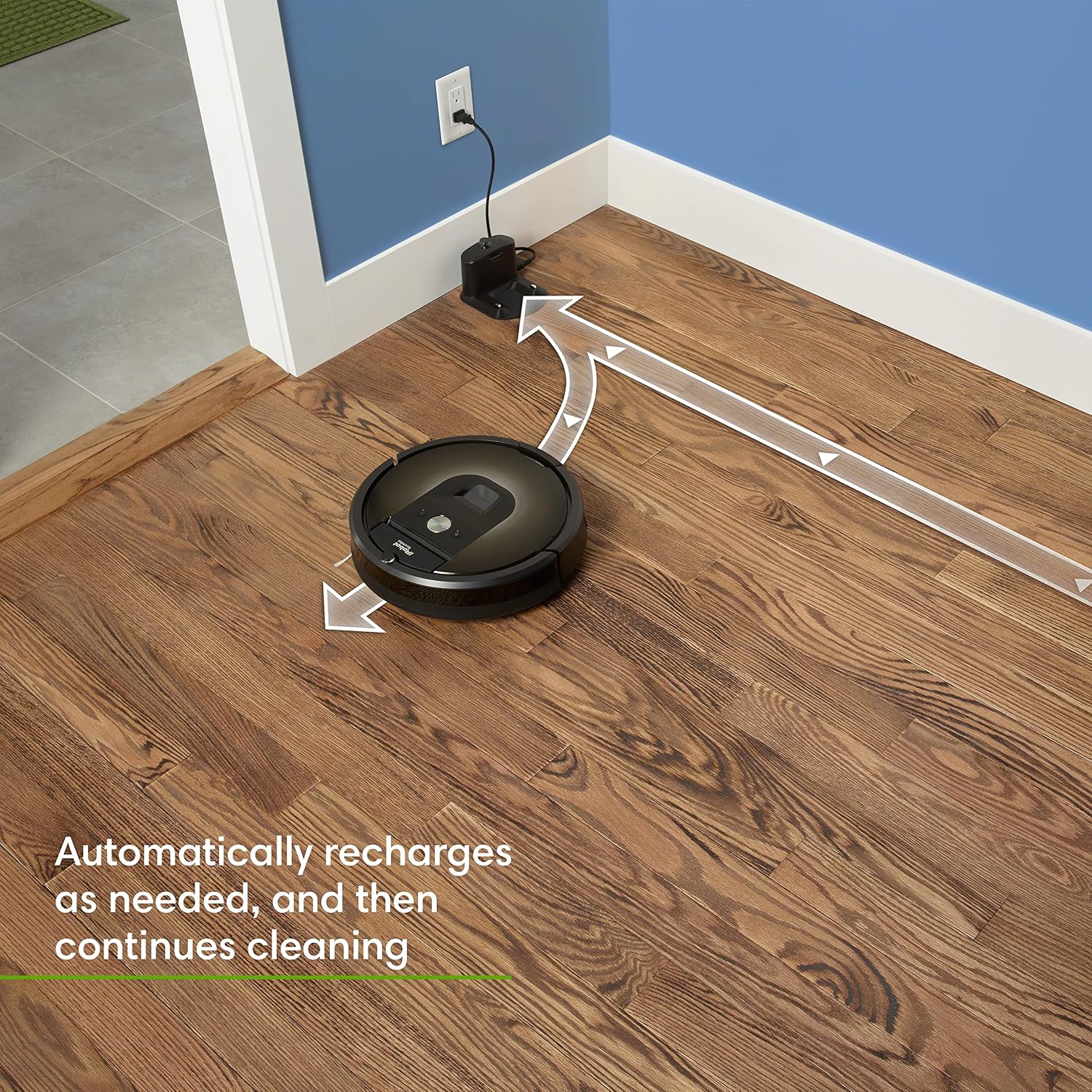 iRobot Roomba 981 Robot Vacuum-Wi-Fi Connected Mapping, Works with Alexa, Ideal for Pet Hair, Carpets, Hard Floors, Power Boost Technology