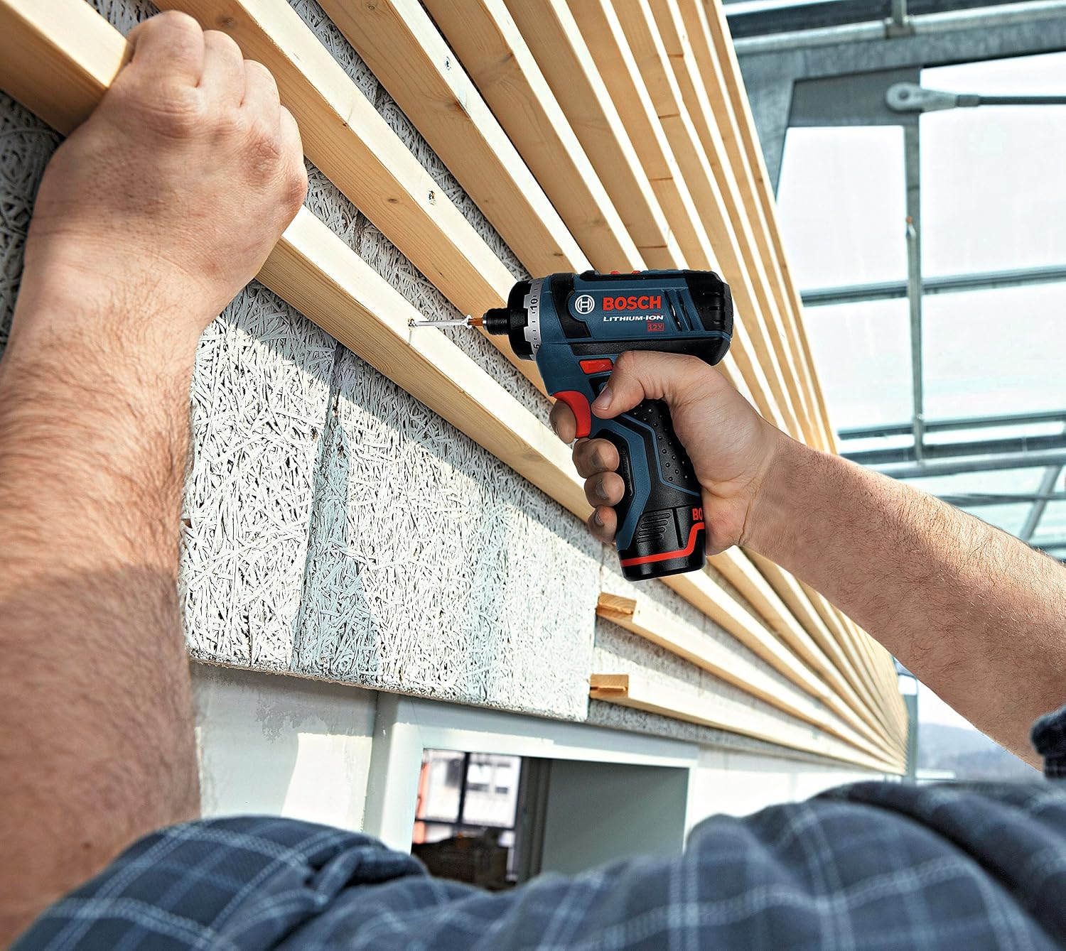 BOSCH 12V Max Cordless 2-Tool Combo Kit with Two-Speed Pocket Driver, Impact Driver and (2) 2 Ah Batteries (CLPK27-120)