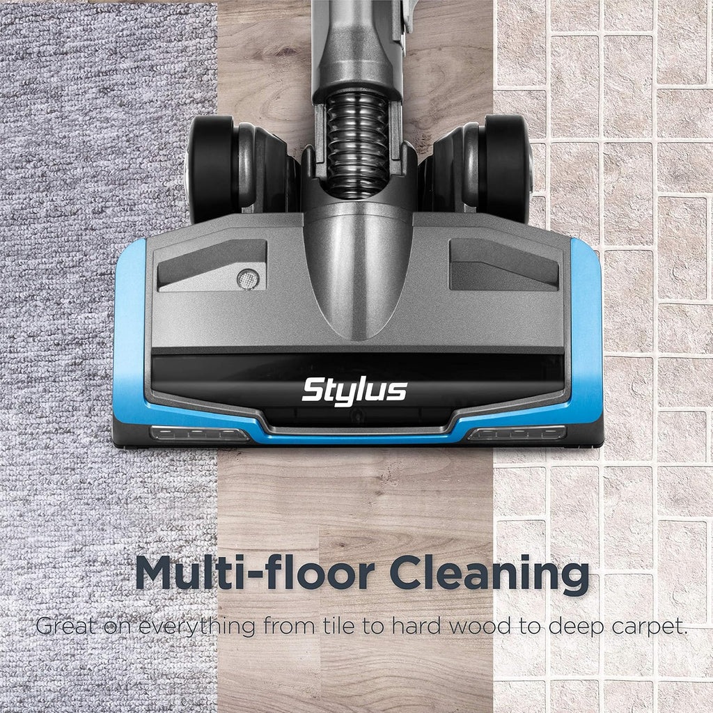 eureka Stylus Lightweight Cordless Vacuum Cleaner, 350W Powerful BLDC Motor for Multi-Flooring Deep Clean LED Headlights, Convenient Stick and Handheld Vac, Premium