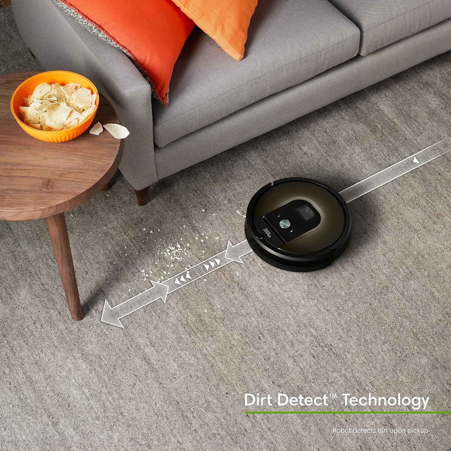 iRobot Roomba 981 Robot Vacuum-Wi-Fi Connected Mapping, Works with Alexa, Ideal for Pet Hair, Carpets, Hard Floors, Power Boost Technology
